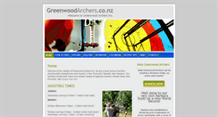 Desktop Screenshot of greenwoodarchers.co.nz